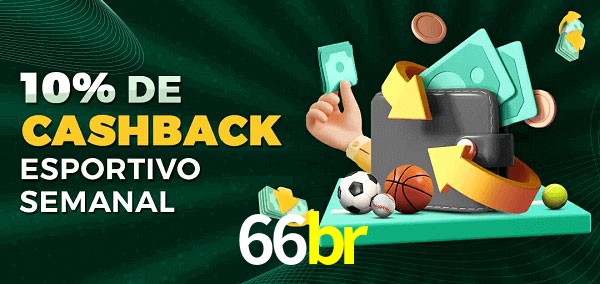 10% de bônus de cashback na 66br
