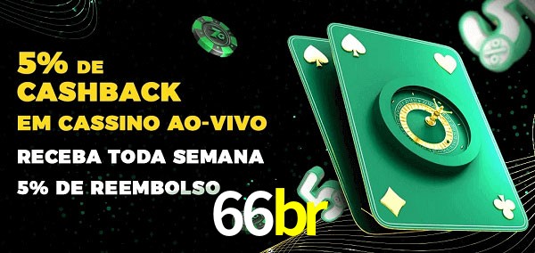 Promoções do cassino ao Vivo 66br